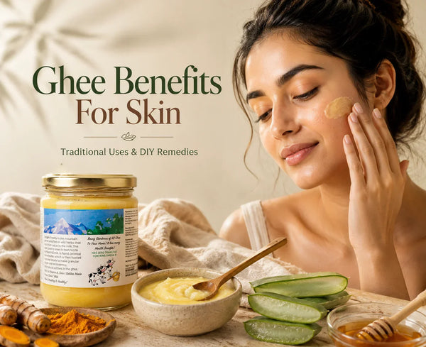 Banner for ghee benefits for skin