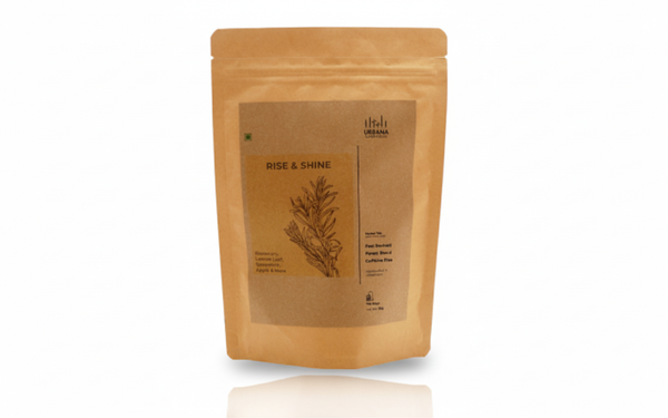 Urbana Superfoods Forest Blend Organic Herbal Tea – Caffeine-Free Spearmint, Rosemary, Lemon Leaf & Apple Blend | Rich in Natural Polyphenols, Essential Oils & Antioxidants | The Best Morning Tea for a Revived Start