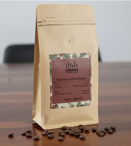 Buy 100% Arabica Medium Roast Coffee Beans | Urbana Superfoods