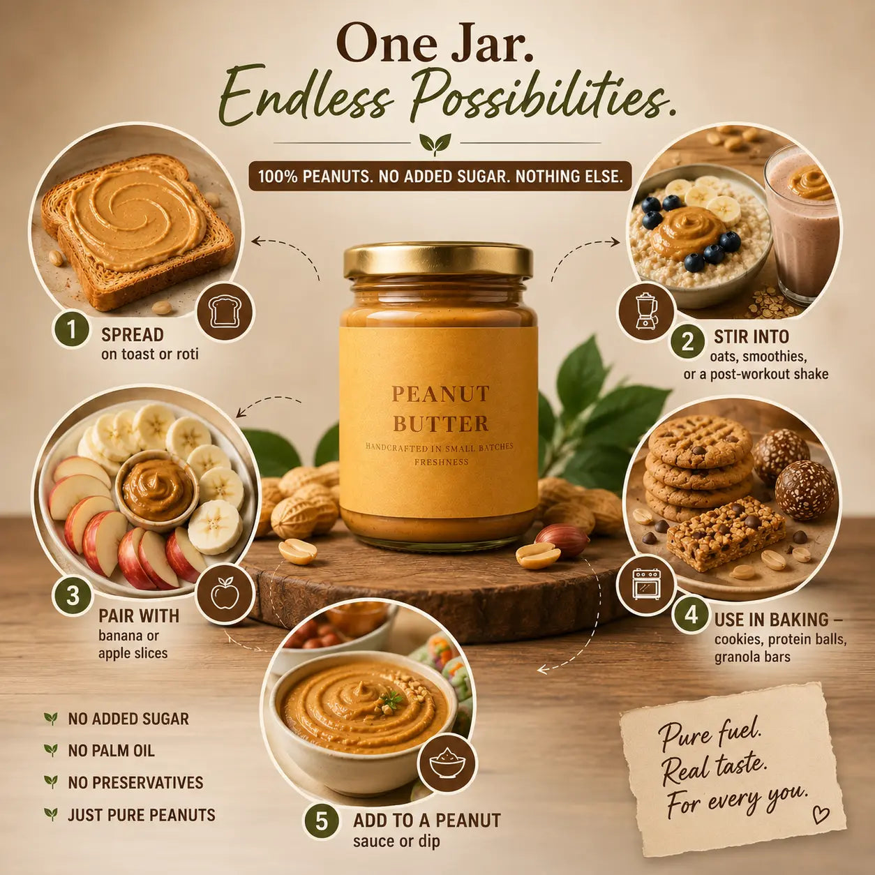 We Offer the Best High Protein Peanut Butter in India