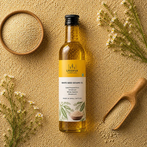 Cold Pressed White Sesame Oil (Til/Gingelly Oil)