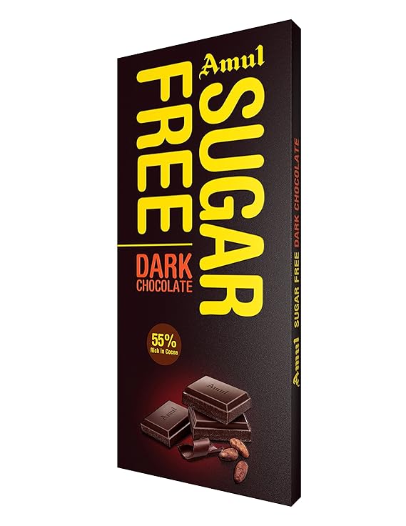 Amul Sugar Free Dark Chocolate